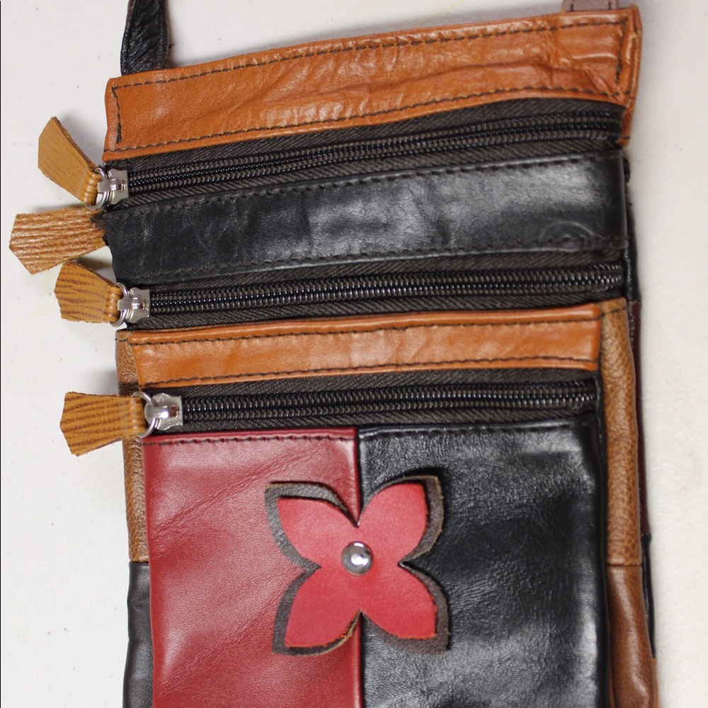 Vintage Color Blocking Bag